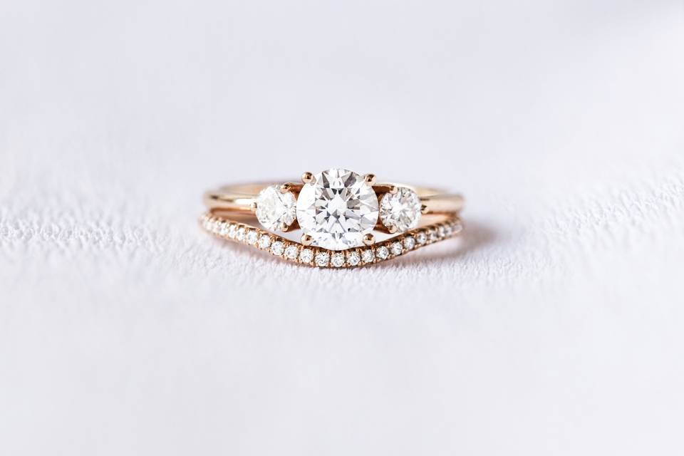 Bague Éléonore alliance Norma