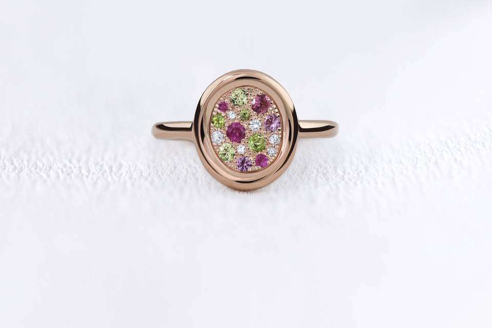 SOLUNA S saphir vert rose