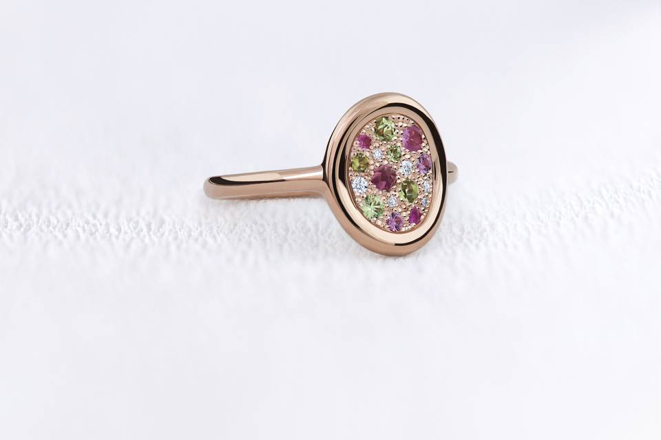 SOLUNA S saphir vert rose