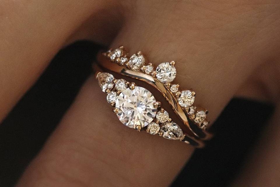 Bague diamant mariage
