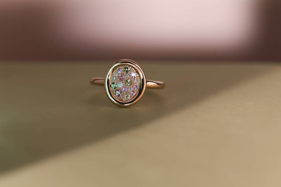 SOLUNA S saphir vert rose