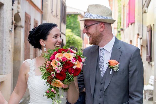 Mariage haut en couleur