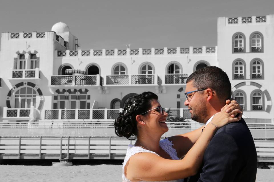 Couple noir & blanc/couleur