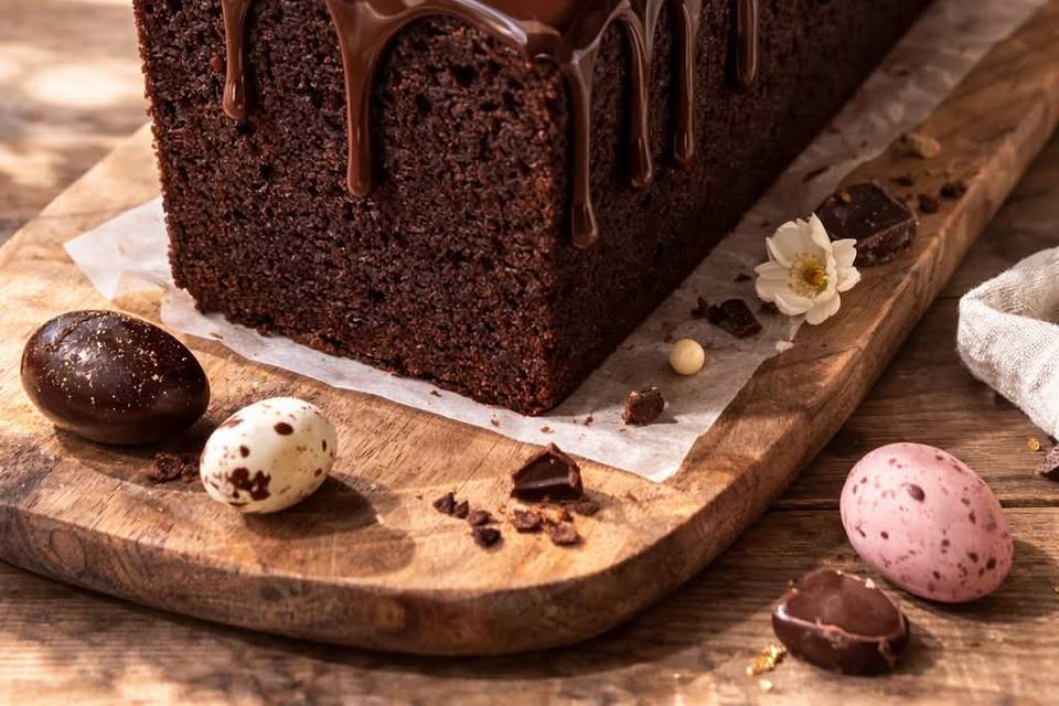 Cake tout chocolat et sa dâque