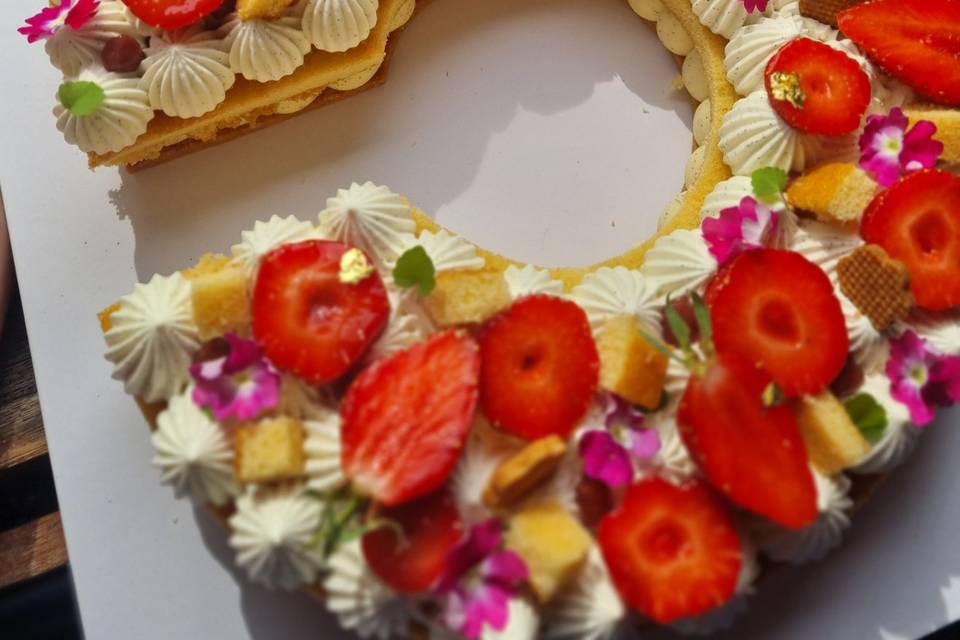 Numbercake fraises