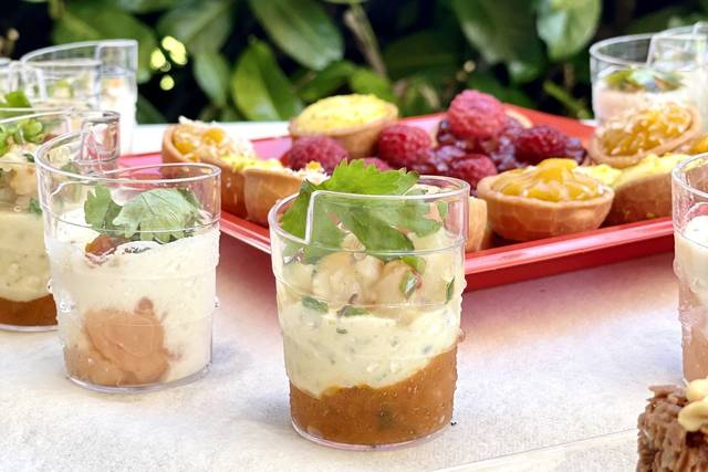 Verrines et mignardises