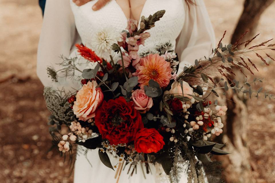 Le bouquet de la mariée