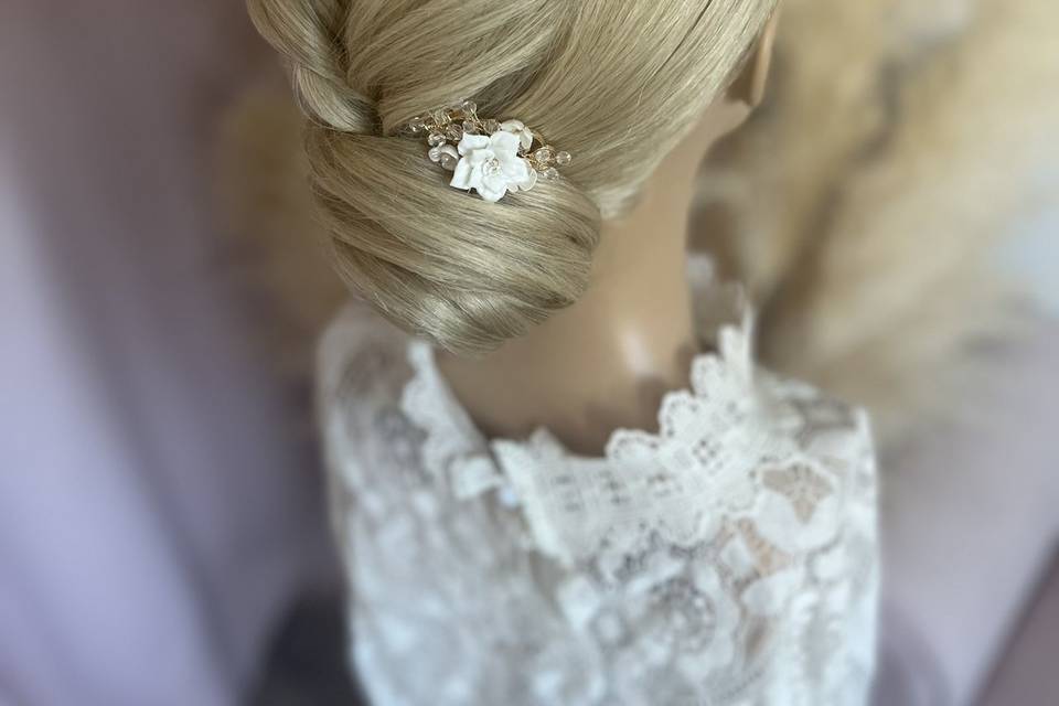 Chignon bohème chic