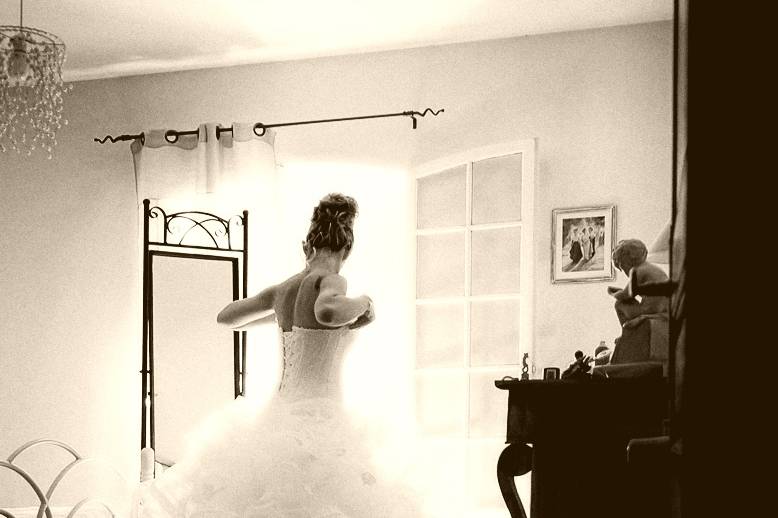 Les préparatifs de la mariée
