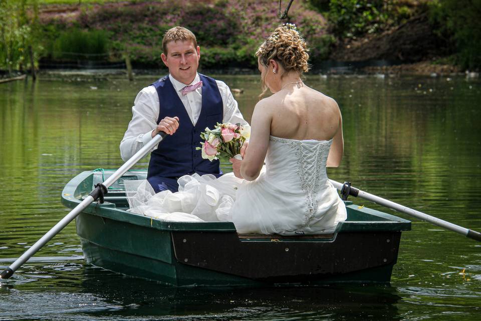 Mr et madame en barque