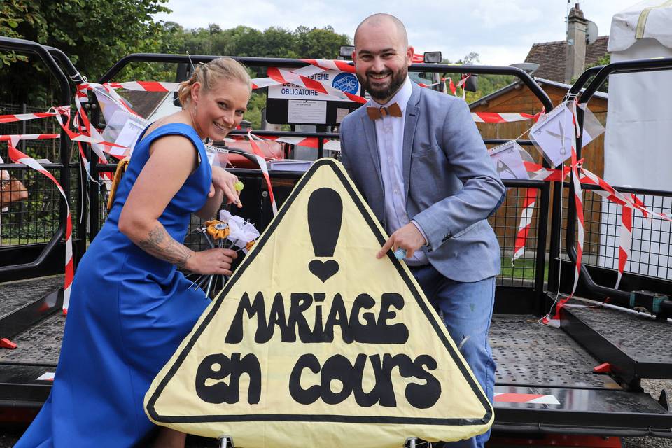 Mariage thème travaux