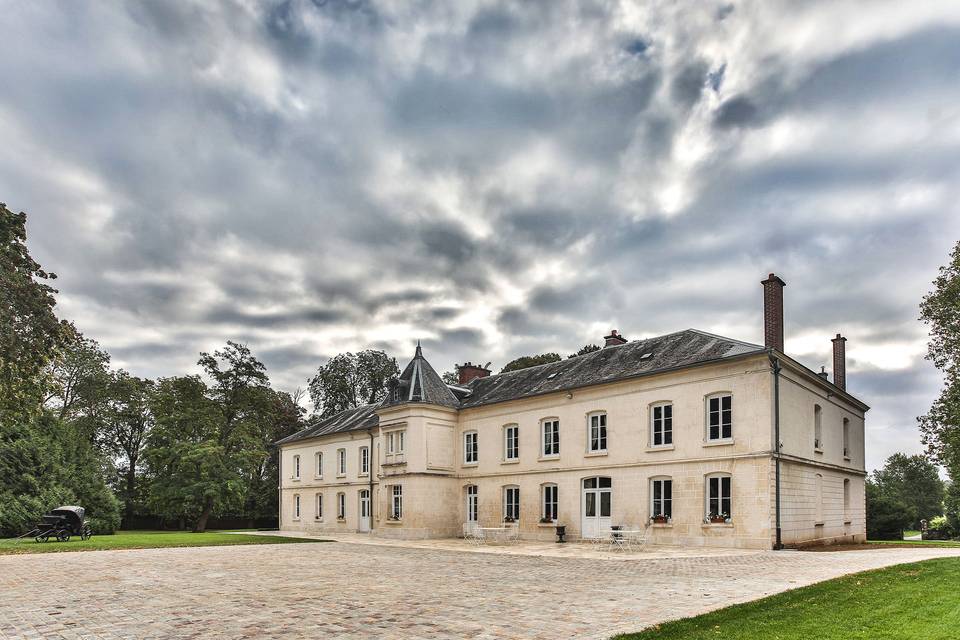 Vue arrière chateau