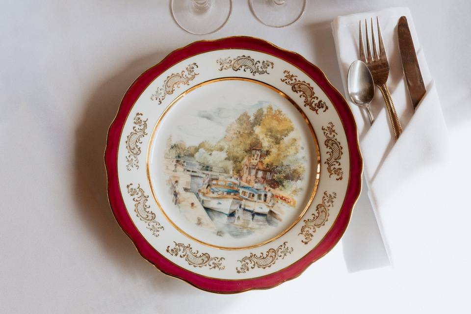 Une table dressée