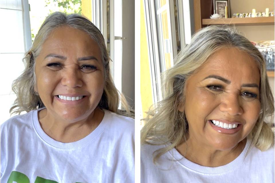 Maquillage maman de la mariée