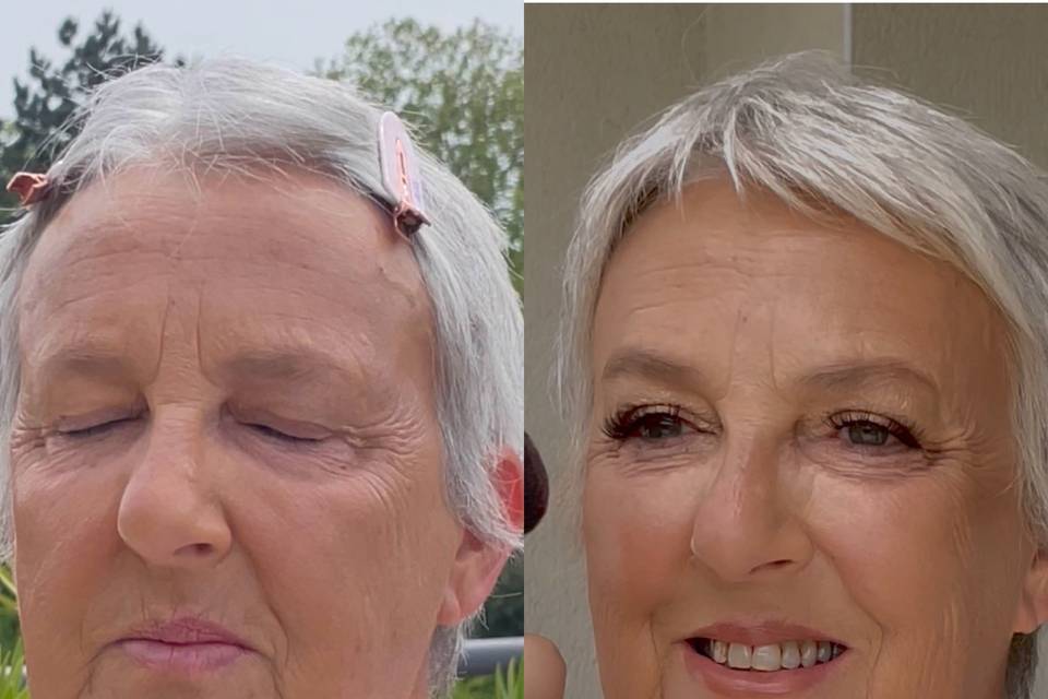 Maquillage maman de la mariée