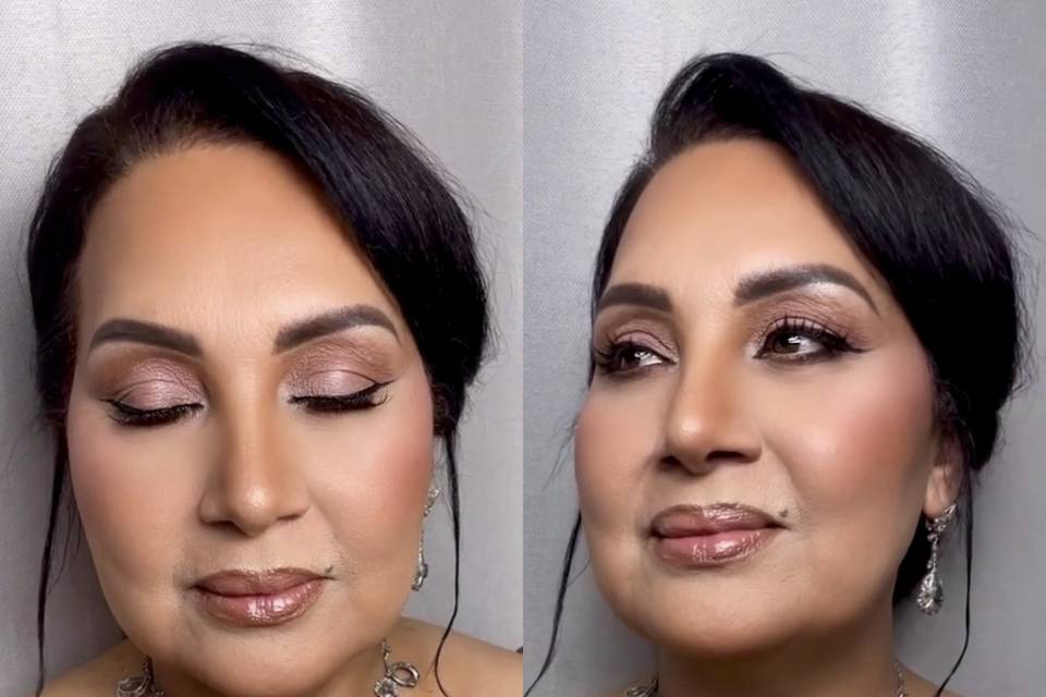 Maquillage maman de la mariée