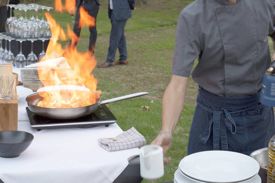 Cuisine en extérieur