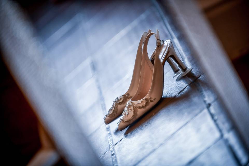 Chaussures de la mariée