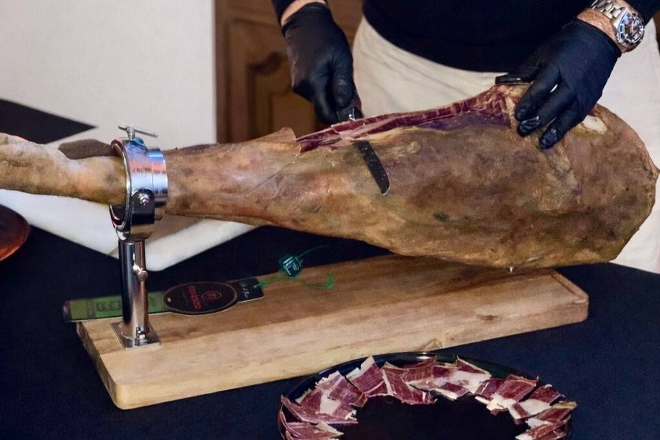 Animation découpe de Jambon