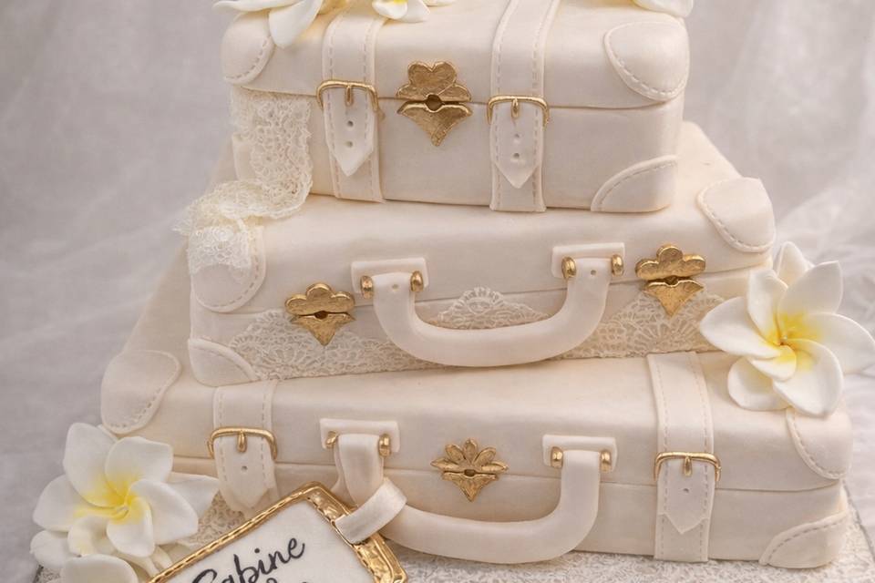 Wedding cake theme voyage