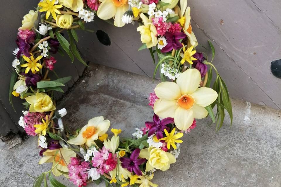 Bouquet mariée cerceau