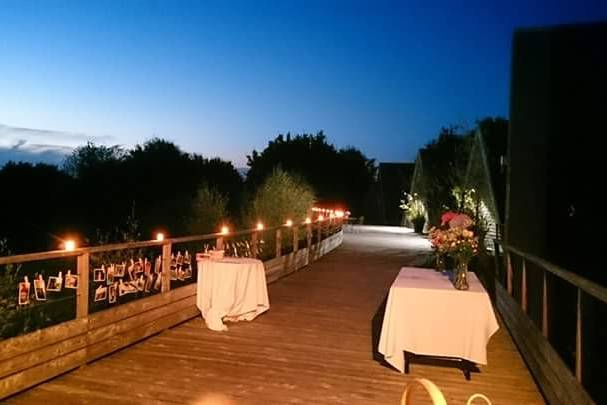 La terrasse de nuit