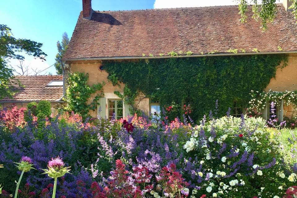 Vue maison gîte