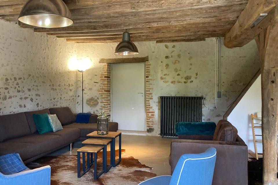 Salon gîte