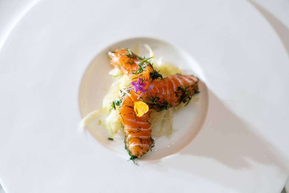 Assiette décorée