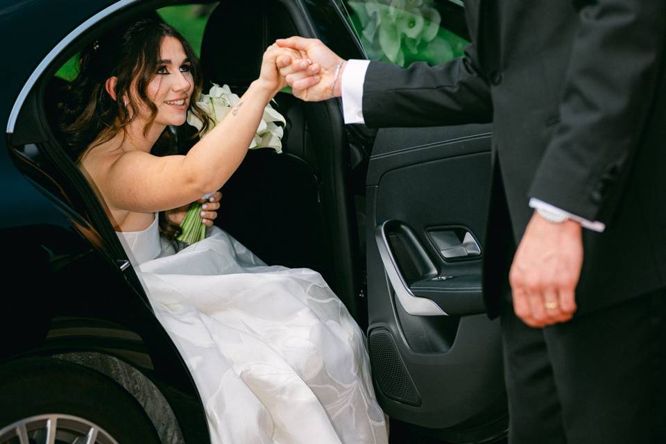 Arrivée de la mariée