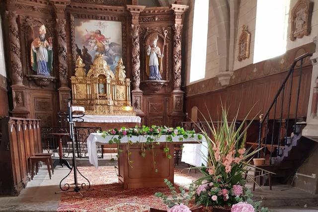 Décoration cérémonie religieuse