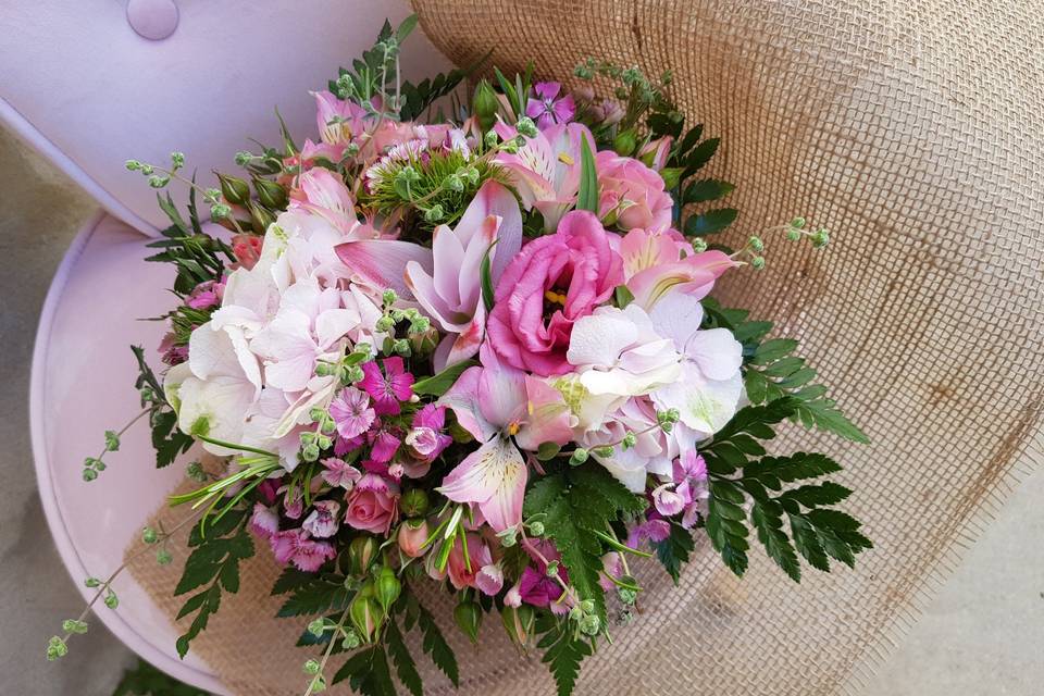 Bqt de mariée + boutonnière