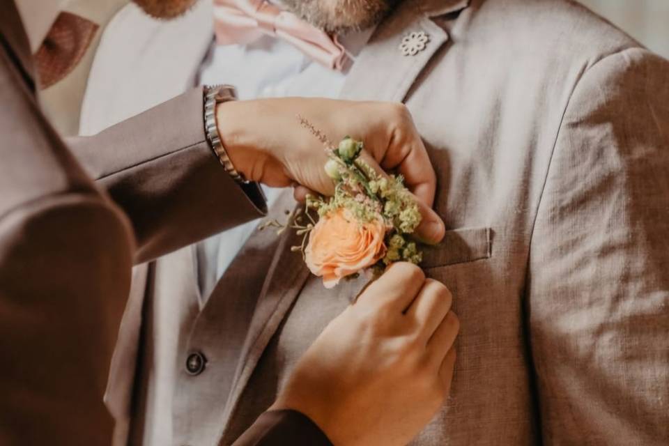 Boutonnière du marié