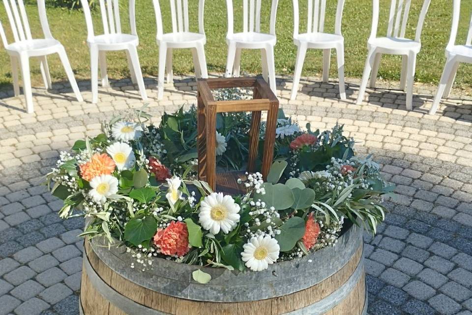 Déco pour le vin d'honneur