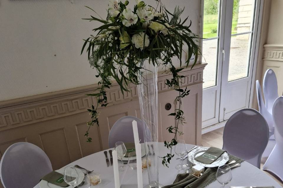 Décoration florale de table