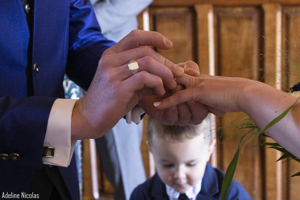 La bague au doigt de la mariée