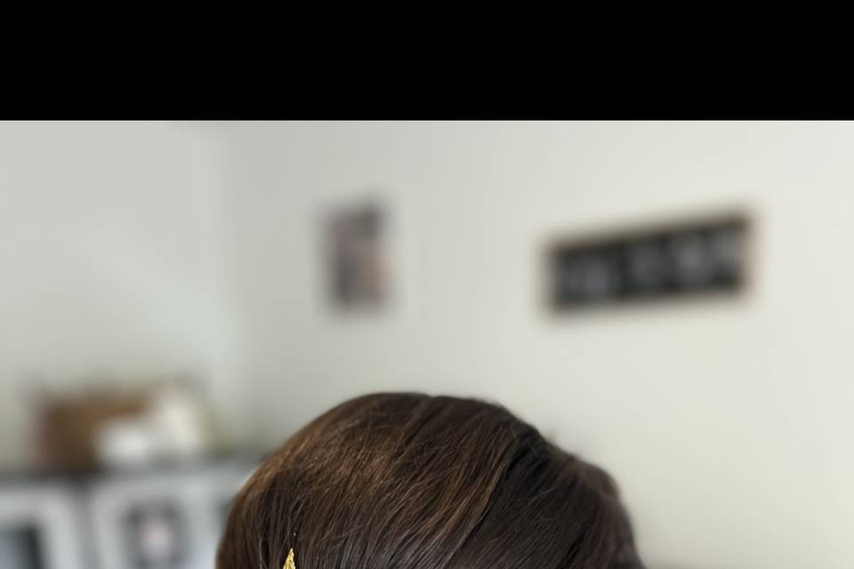 Chignon bohème