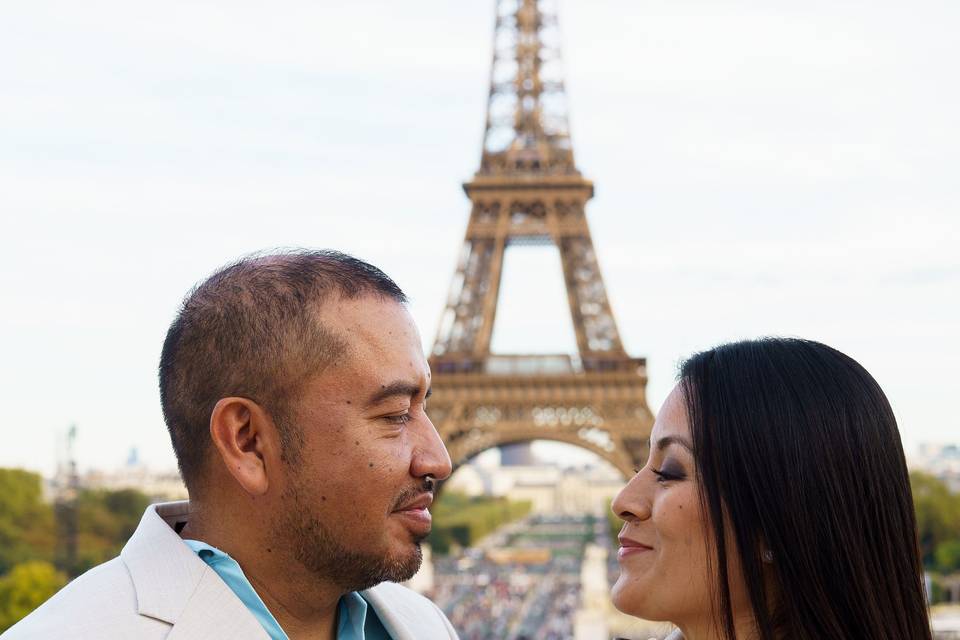 Demande en mariage à Paris