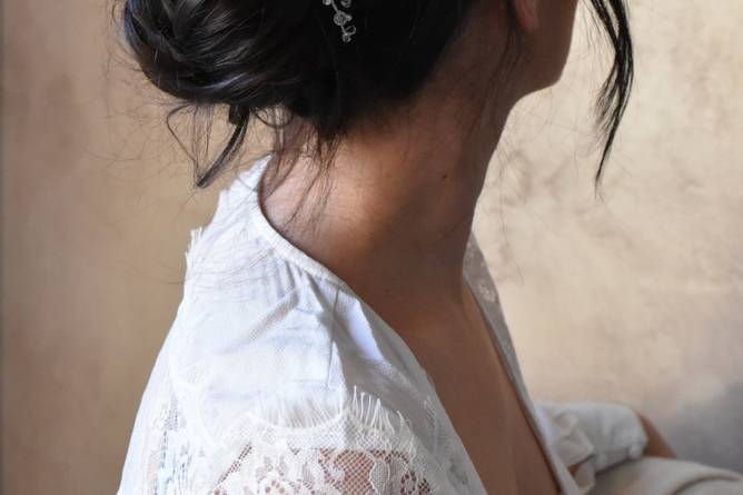 Accessoire chignon de mariage