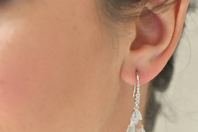 Boucles d'oreilles strass