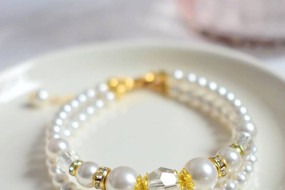 Bracelet de mariage 2 rangs