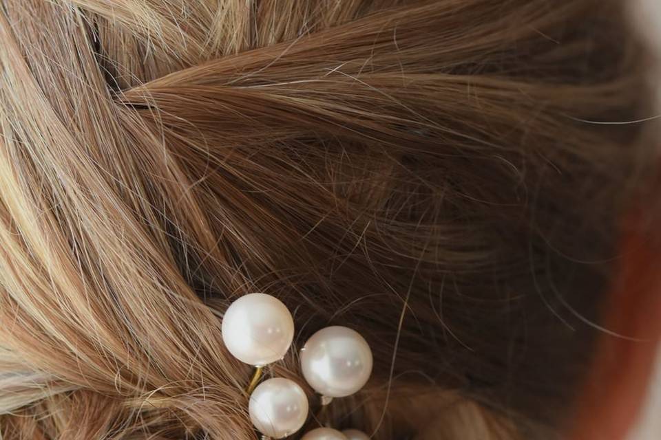 Perles cheveux mariage