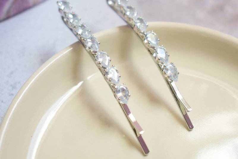 Barrettes mariage en strass