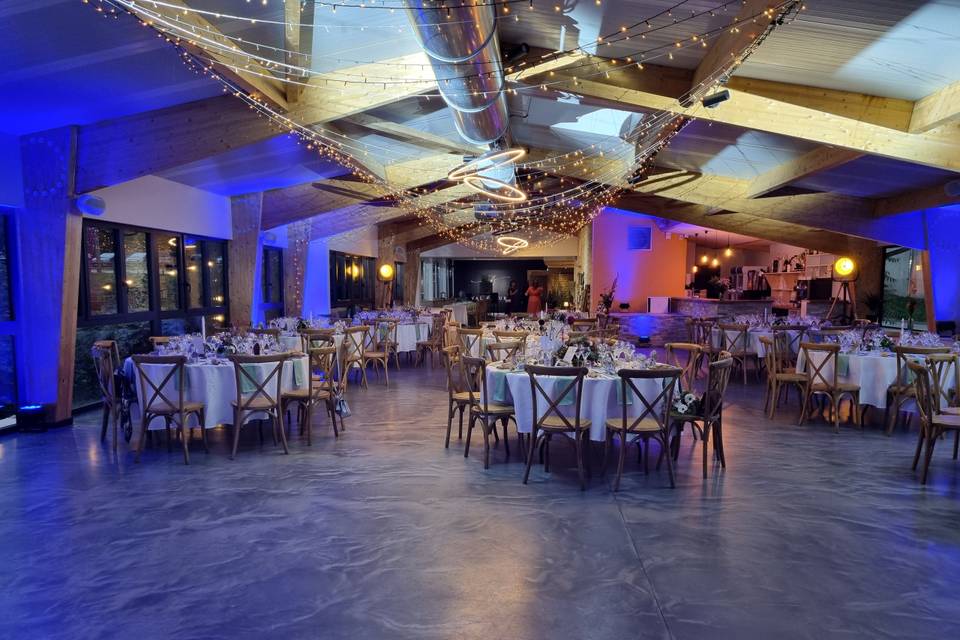 Mise en lumière salle du diner