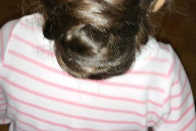 Chignon petite fille