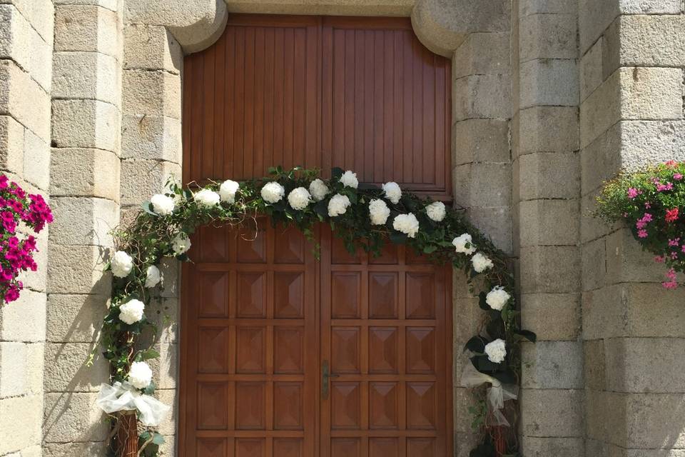 Arche d'hortensias