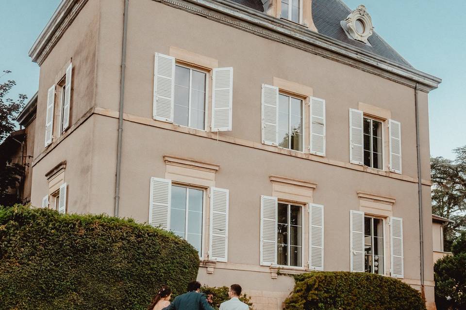 Arrivée des mariés
