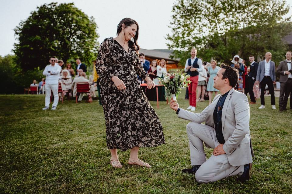 Demande en mariage surprise