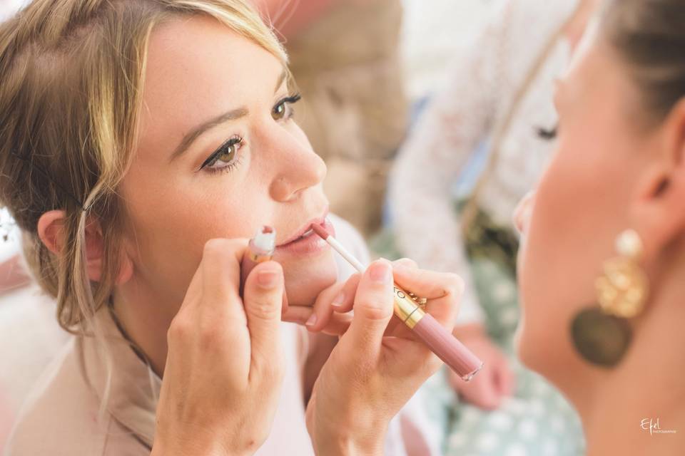 Séance maquillage