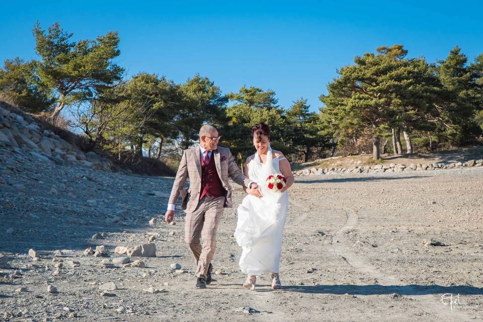 Shooting sur la plage